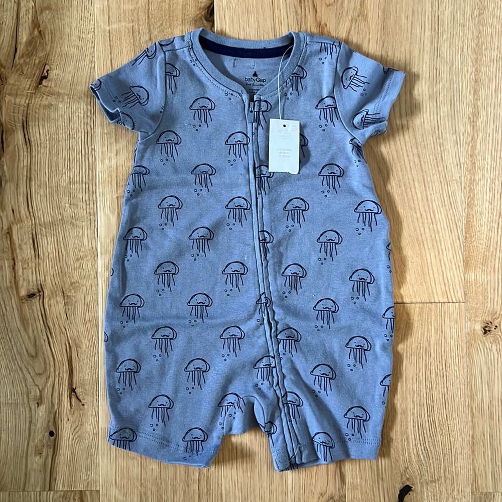 Baby Gap Boys Jellyfish Romper (6-9M)